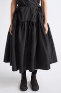 Cecilie Bahnsen Filly Recycled Faille Midi Skirt