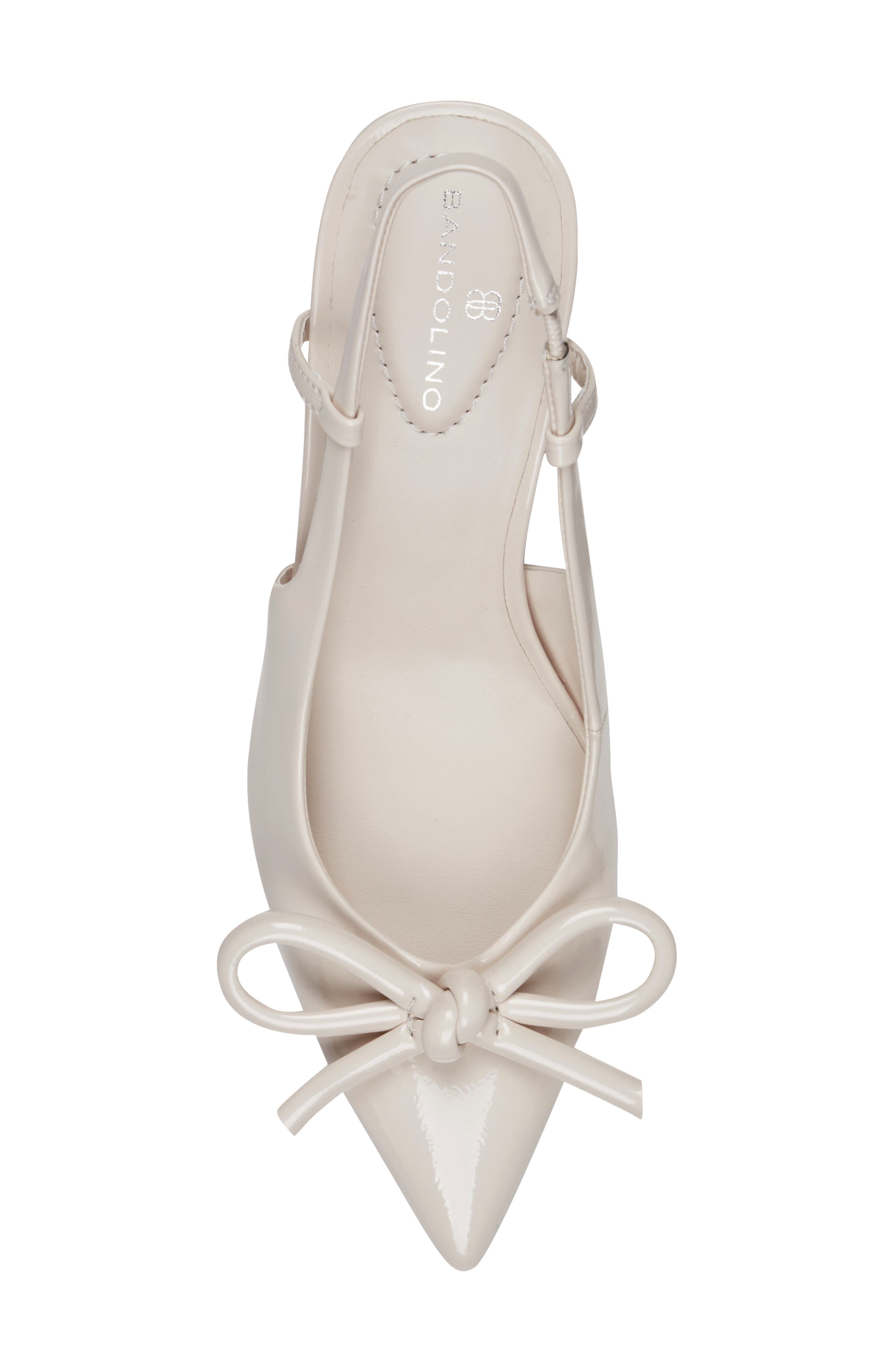 Margla Faux Leather Slingback Pump, Alternate, color, IVORY