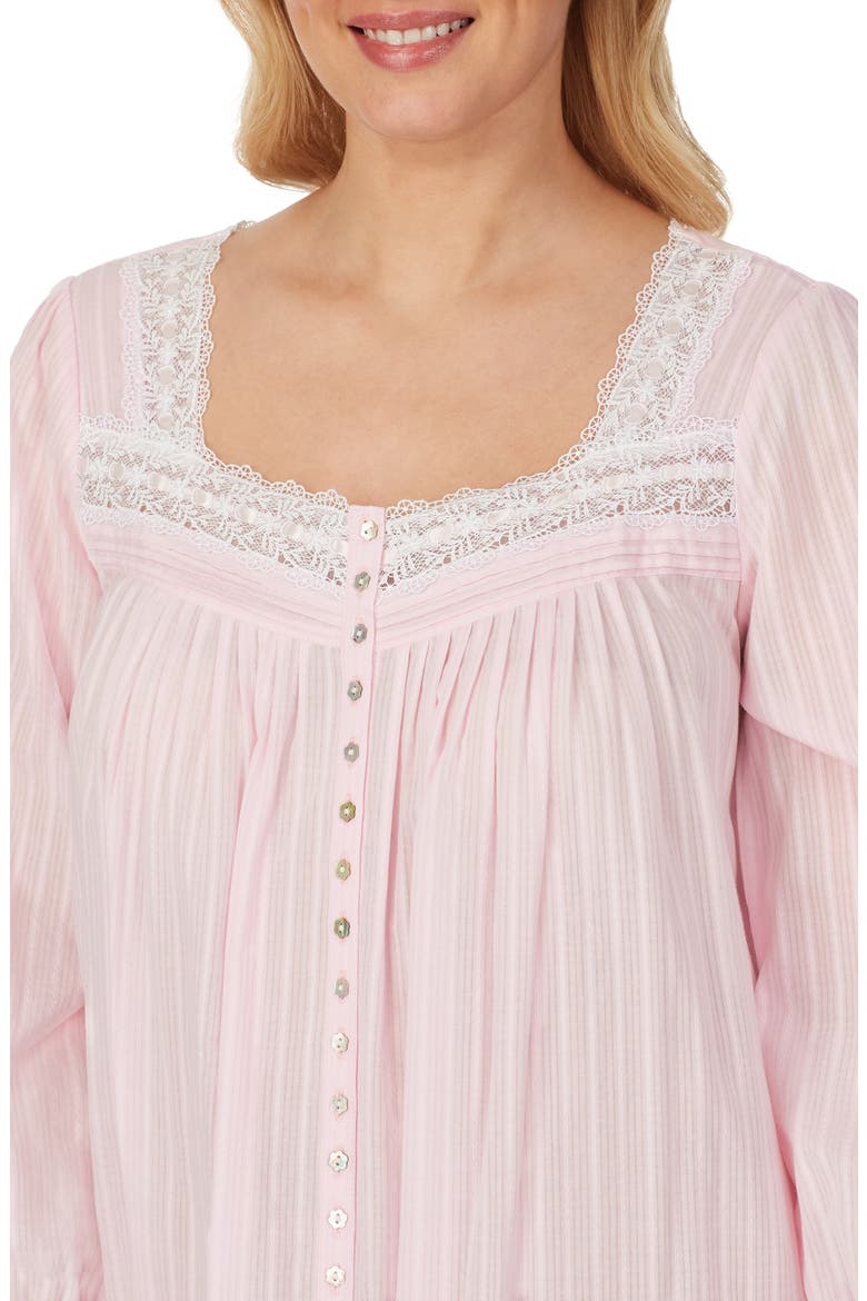 Ballet Button Front Robe, Alternate, color, ROSE