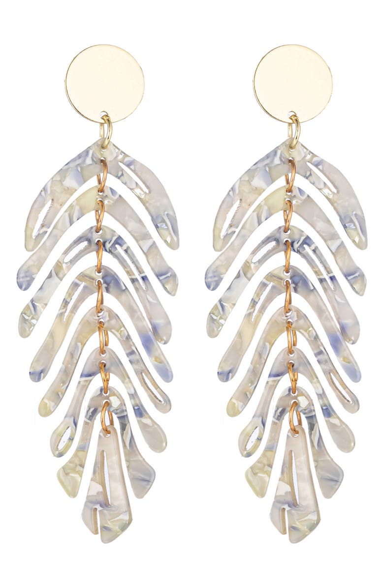 EYE CANDY LOS ANGELES The Luxe Collection Lexy Drop Earrings, Main, color, Purple