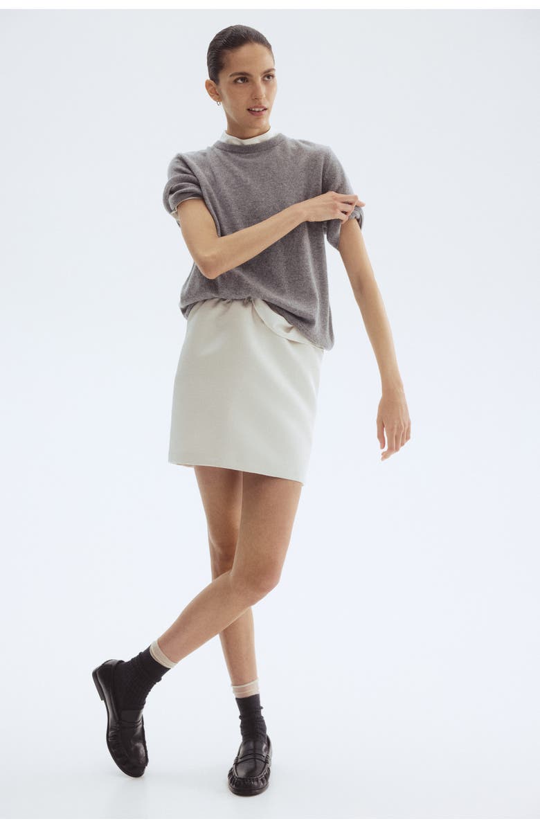 H&M Pull-on Skirt, Alternate, color, White