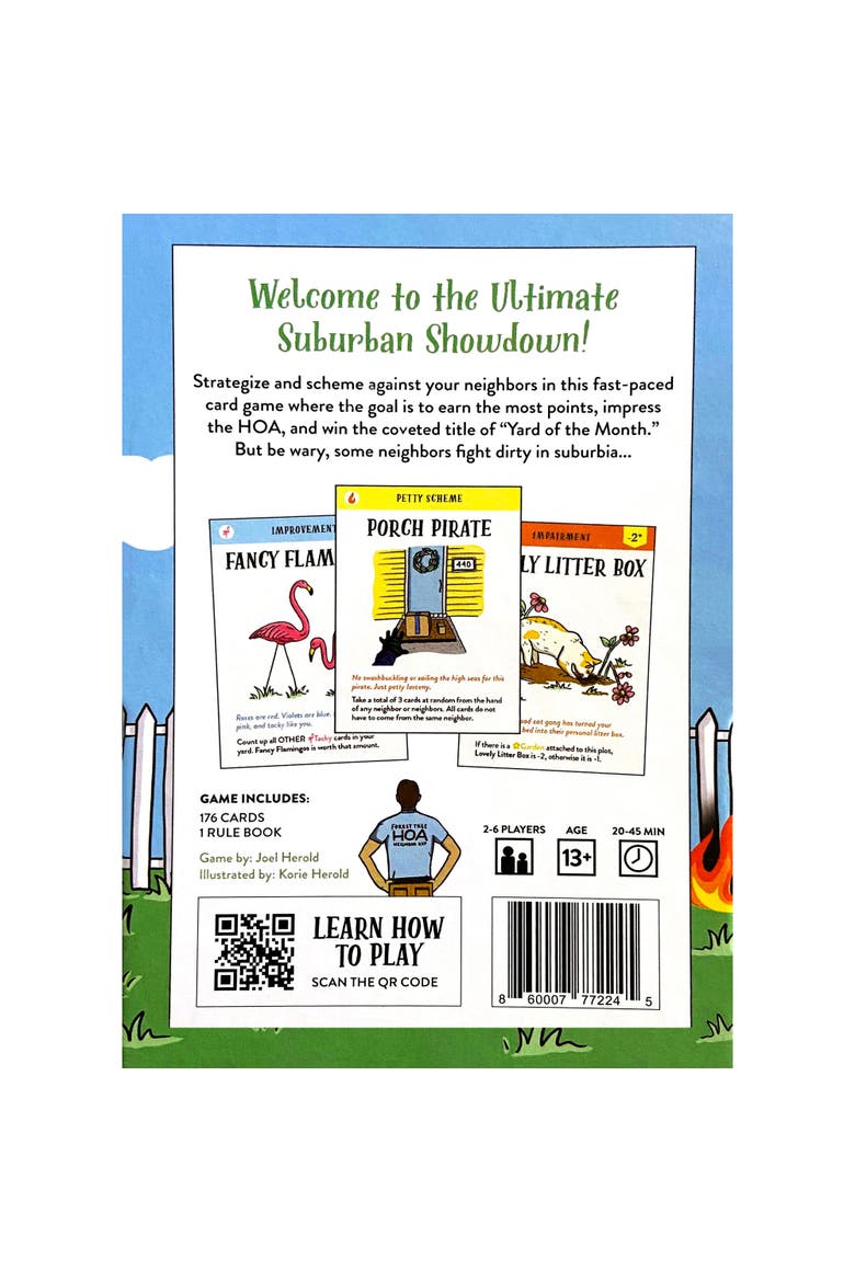 Grass Is Greener A Card Game Of Neighborly Sabotage, Ages 13+, Alternate, color, Multicolored