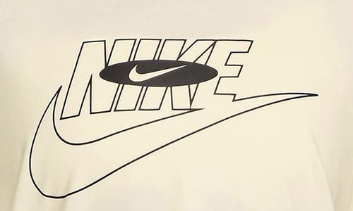 Nike Sportswear Dance Cotton Graphic T-shirt In Sail