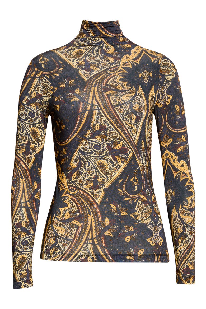 Aurelia Long Sleeve Jersey Top, Main, color, TWILIGHT PAISLEY