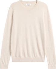 Nordstrom Crewneck Cotton & Cashmere Sweater