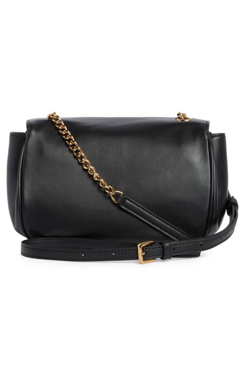 Karl Lagerfeld Paris Delaine Leather Crossbody Bag In Black