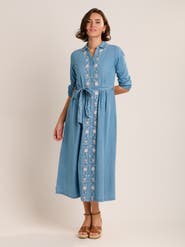 Brakeburn Viviana Embroidered Maxi Dress