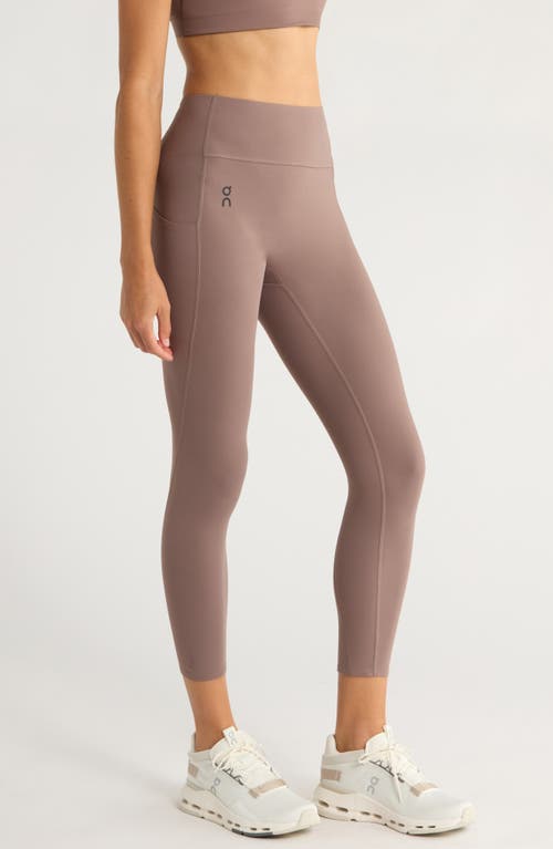 On Studio Crop Leggings In Neutral