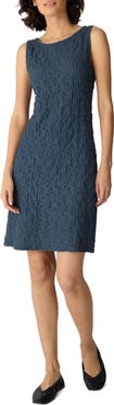Eileen Fisher Bateau Neck Sleeveless Dress