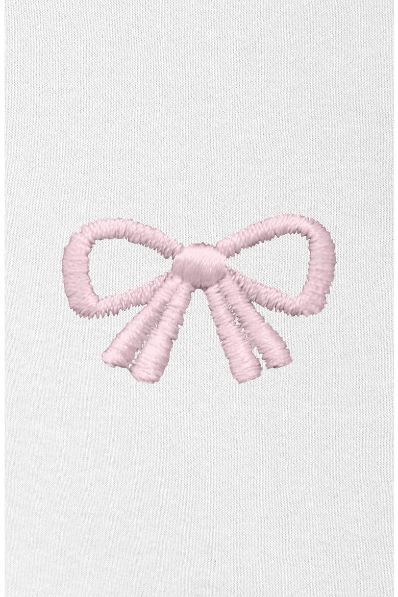 Bow All Day Midweight Hoodie, Alternate, color, White