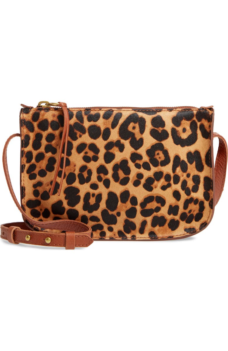 Madewell The Simple Genuine Calf Hair Crossbody Bag, Main, color,