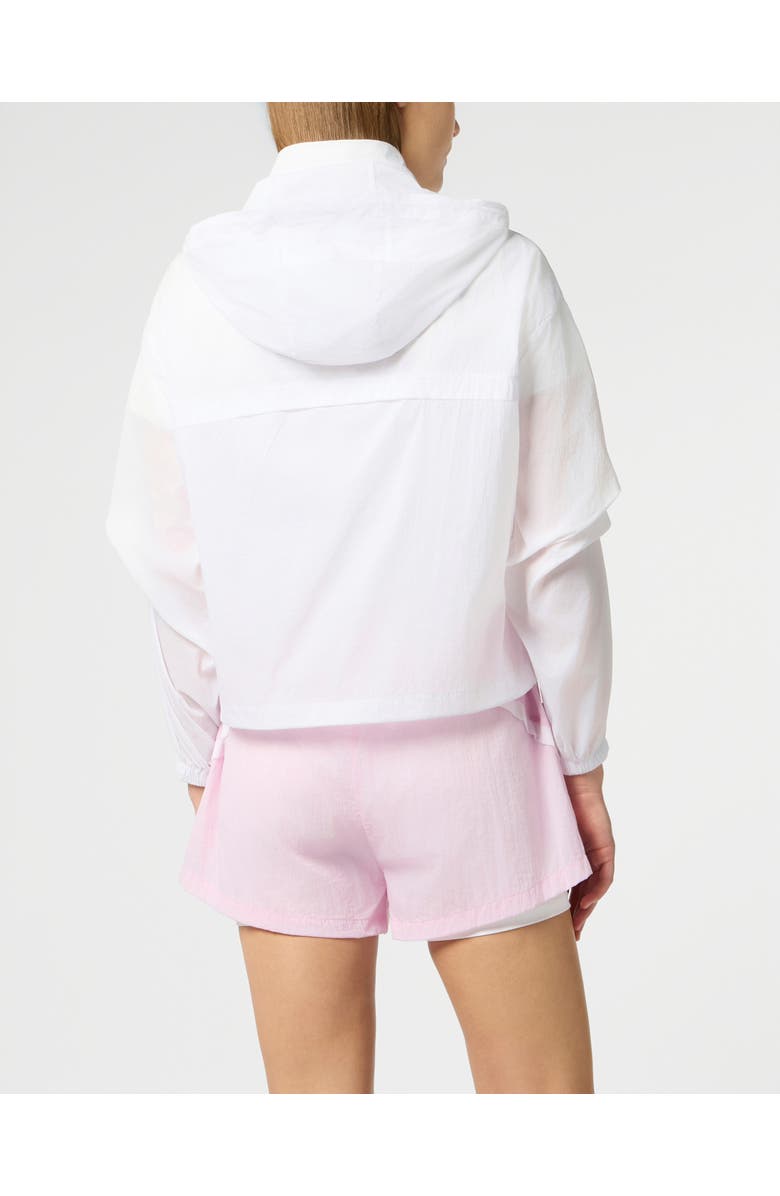 PLEIN SPORT Windbreaker Jacket Scratch, Alternate, color, White