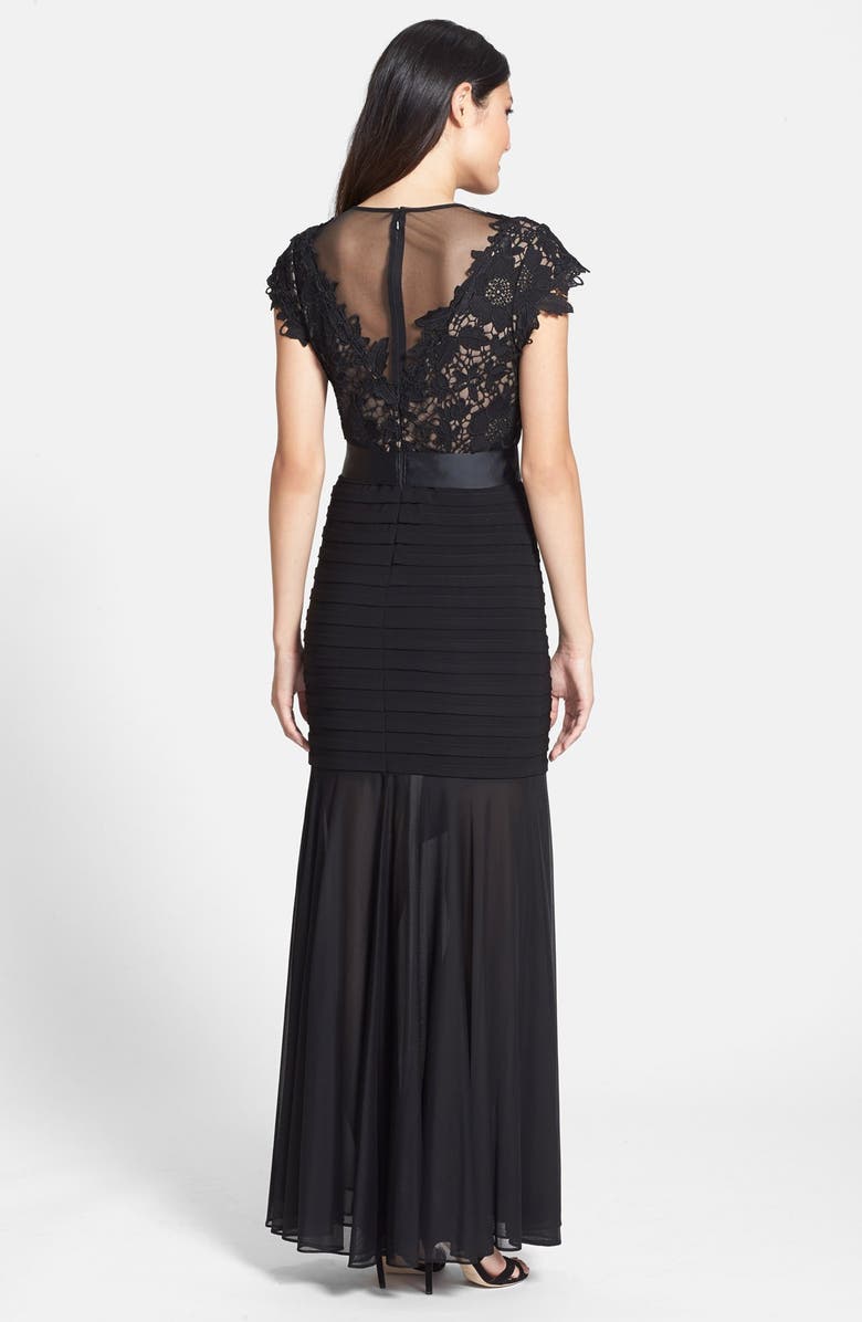 Betsy & Adam Lace & Jersey Gown, Alternate, color,