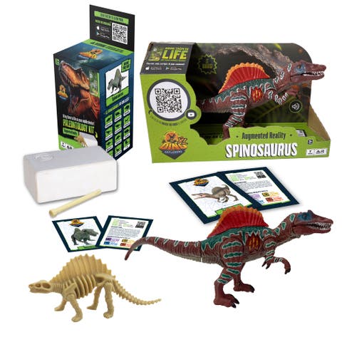 Ar Dinosaur Xl and Brick Combo 10 Inch Spinosaurus Figure