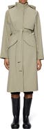 Rains Suva Waterproof Hard Shell Rain Coat with Removable Hood