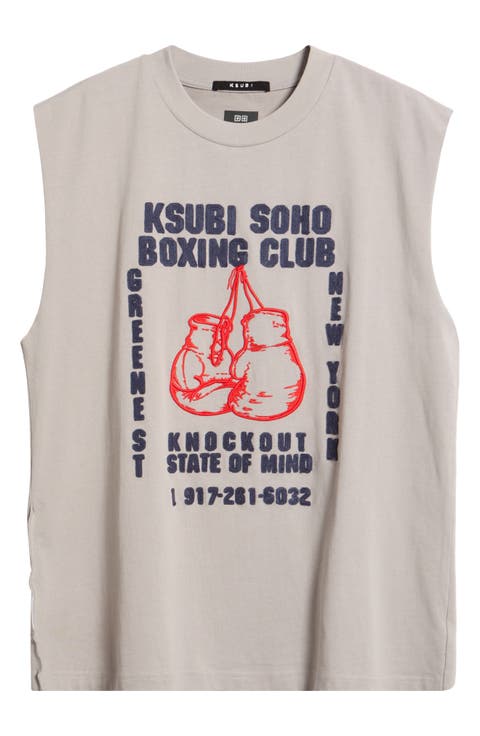 Club Cut Off Graphic Muscle Tank