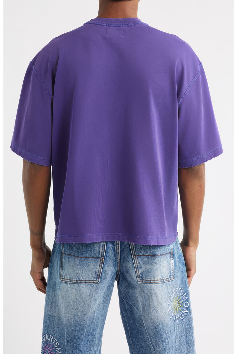 Star Graphic T-Shirt (Nordstrom Exclusive), Alternate, color, PURPLE/RED