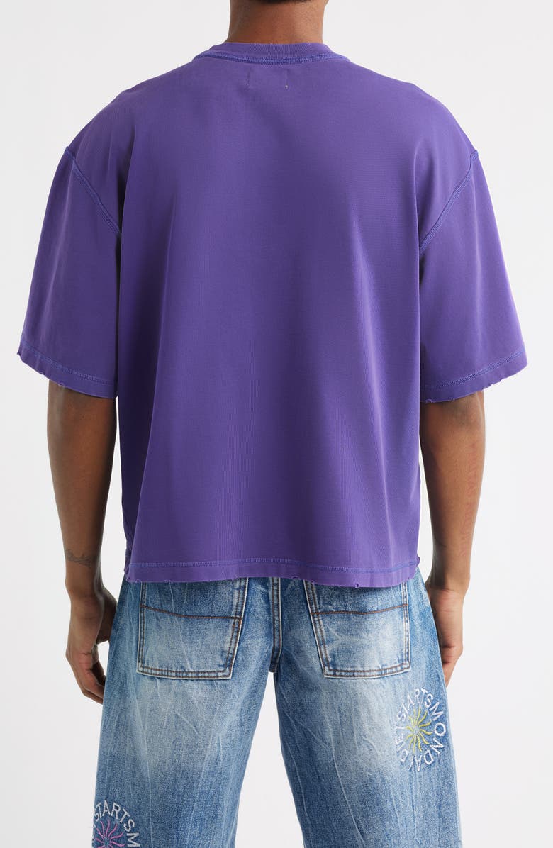 DIET STARTS MONDAY Star Graphic T-Shirt, Alternate, color, Purple/Red