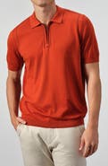 STUDIO GARNET LOS ANGELES Stitched Cotton Polo Sweater