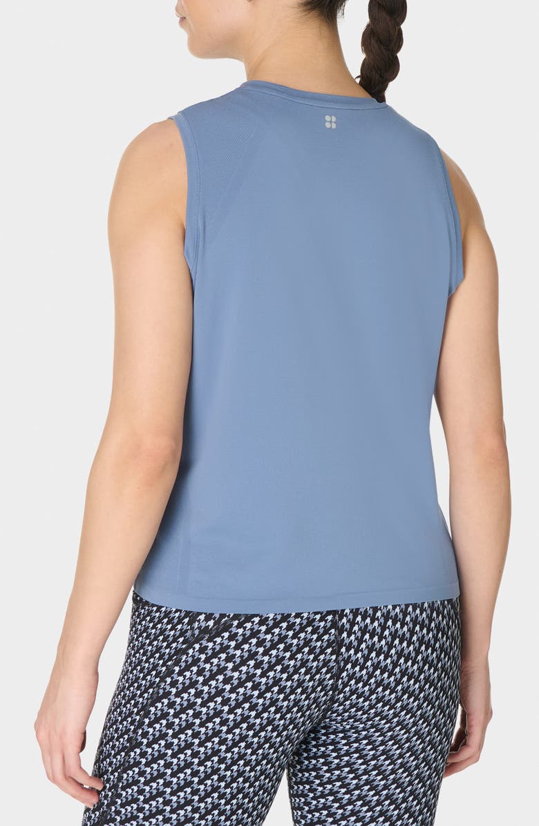 Sweaty Betty Essentials Seamless Workout Tank, Alternate, color, Luxe Blue