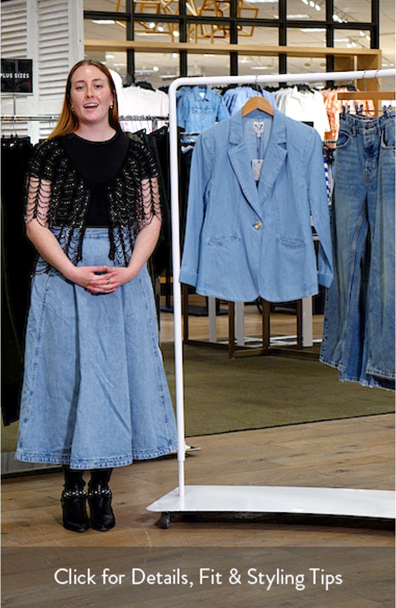 Denim Blazer, sales video thumbnail