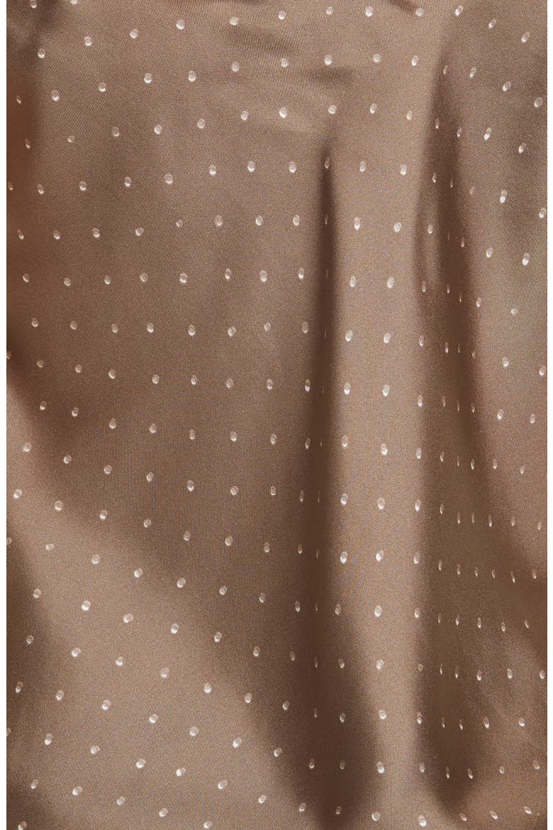 Optical Dot Silk Camisole, Alternate, color, CARGO