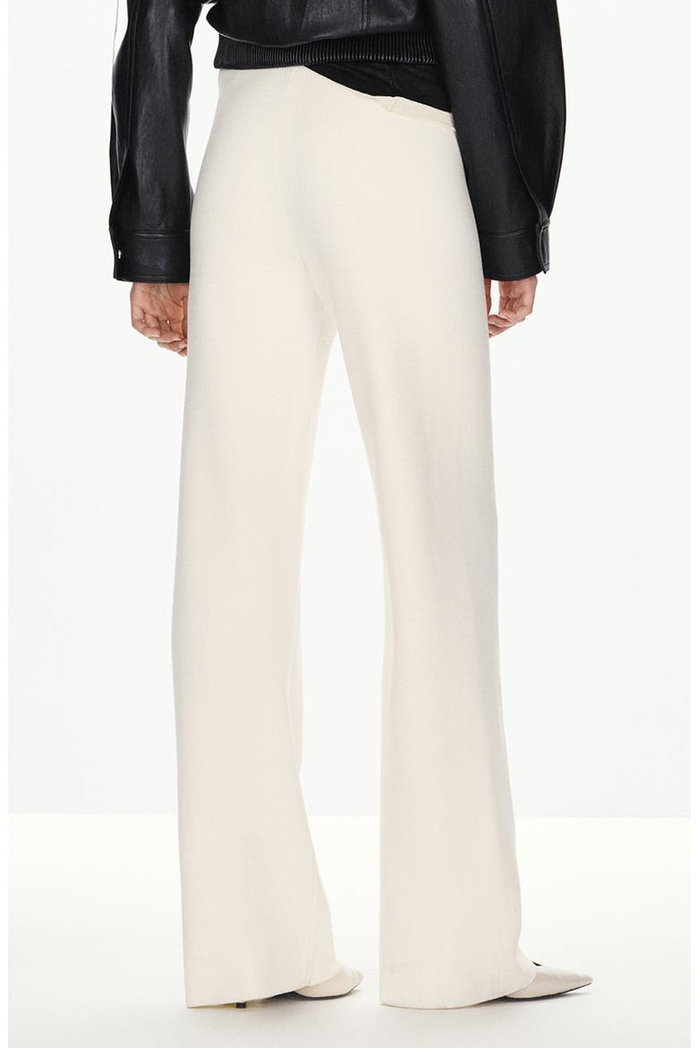 Fine Knit Straight Leg Pants, Alternate, color, ECRU