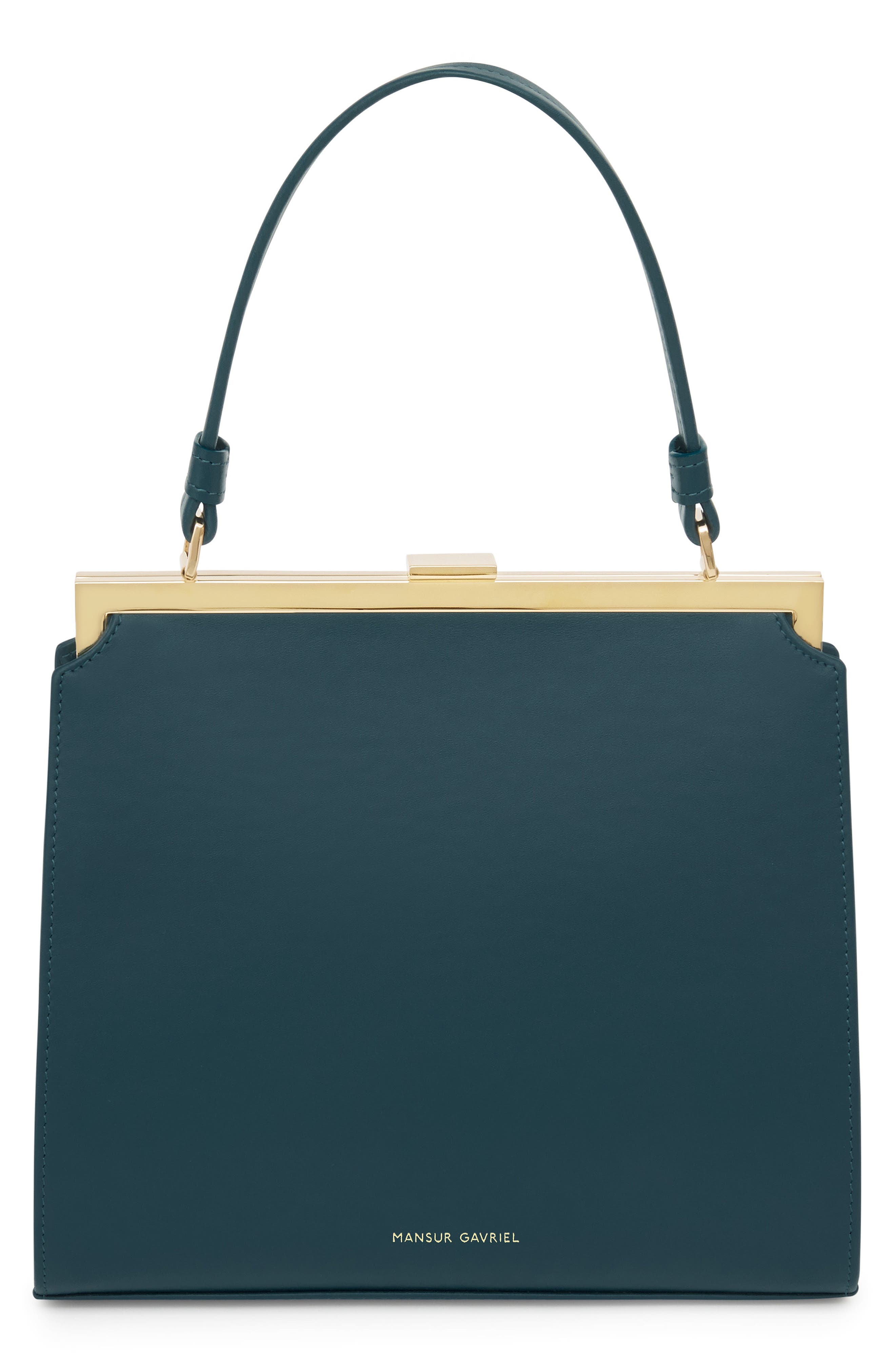 Mansur Gavriel Elegant Leather Bag, Main, color, 