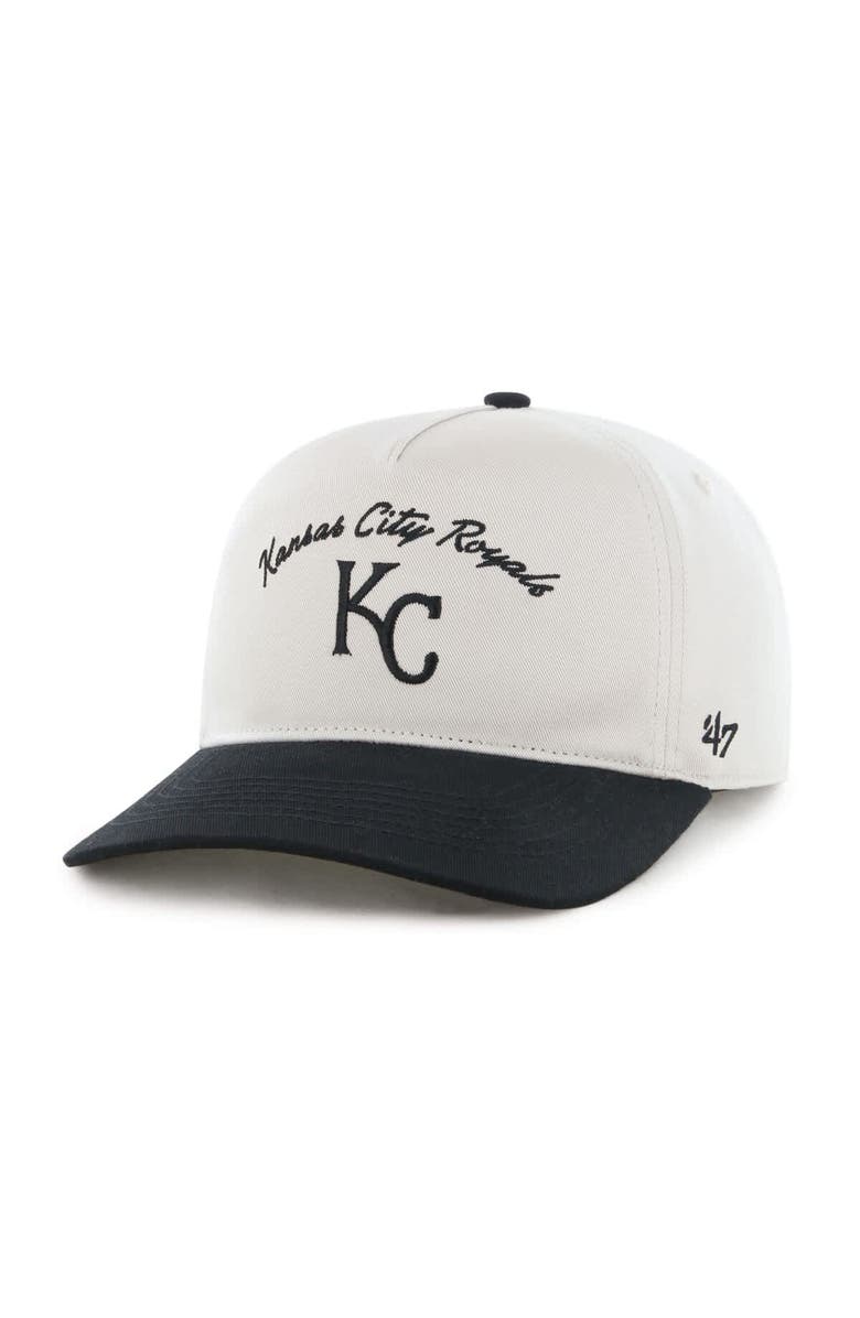 '47 Men's '47 Cream Kansas City Royals Stable Hitch Adjustable Hat, Main, color,