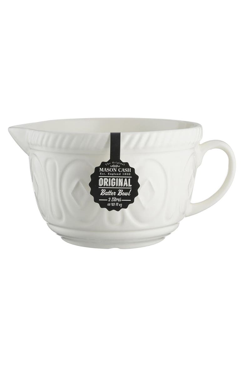 Color Mix Cream Batter Bowl, 2.11 Quart, Alternate, color, Cream