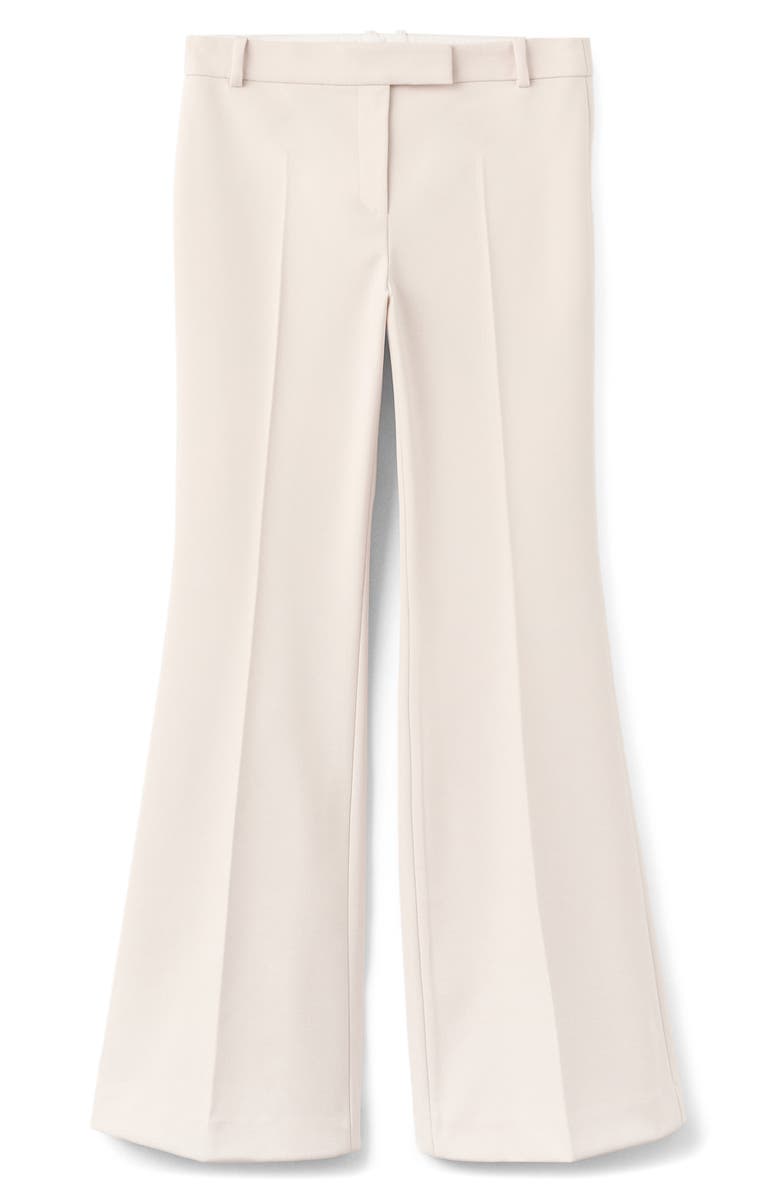 MANGO Selection Flare Leg Pants, Alternate, color, Ecru