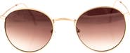 AQS Roe 50mm Polarized Gradient Round Sunglasses