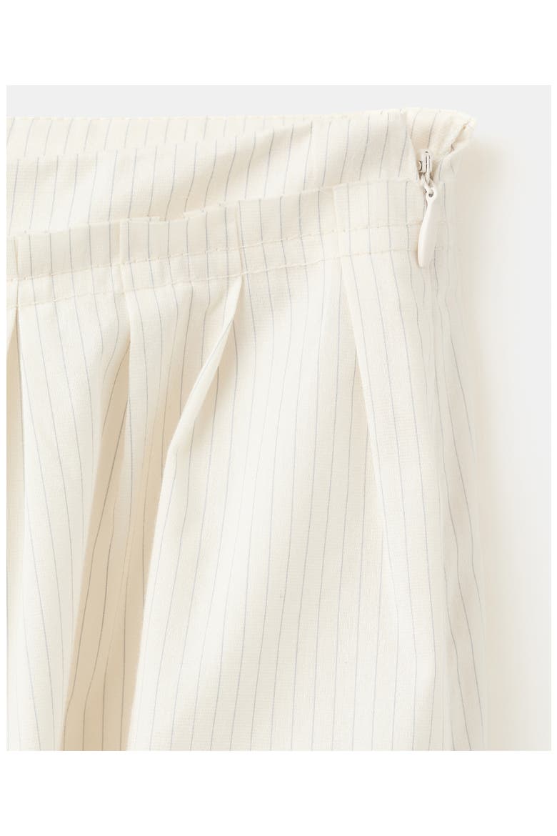 Flared Cotton Blend Maxi Skirt, Alternate, color, ECRU