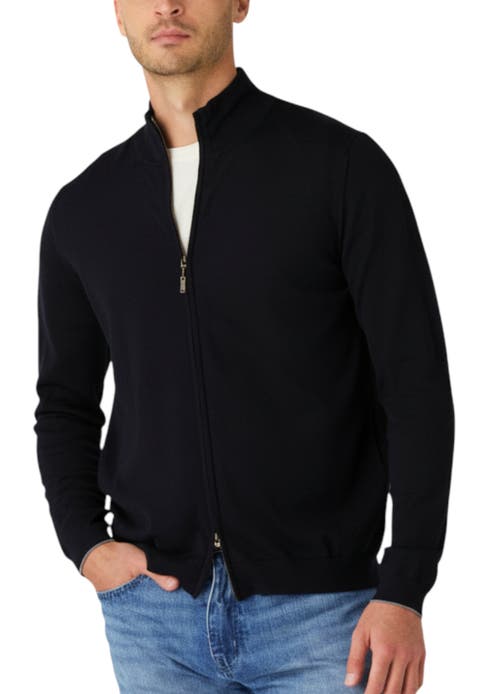 Dalton Full Washable Merino Zip Sweater