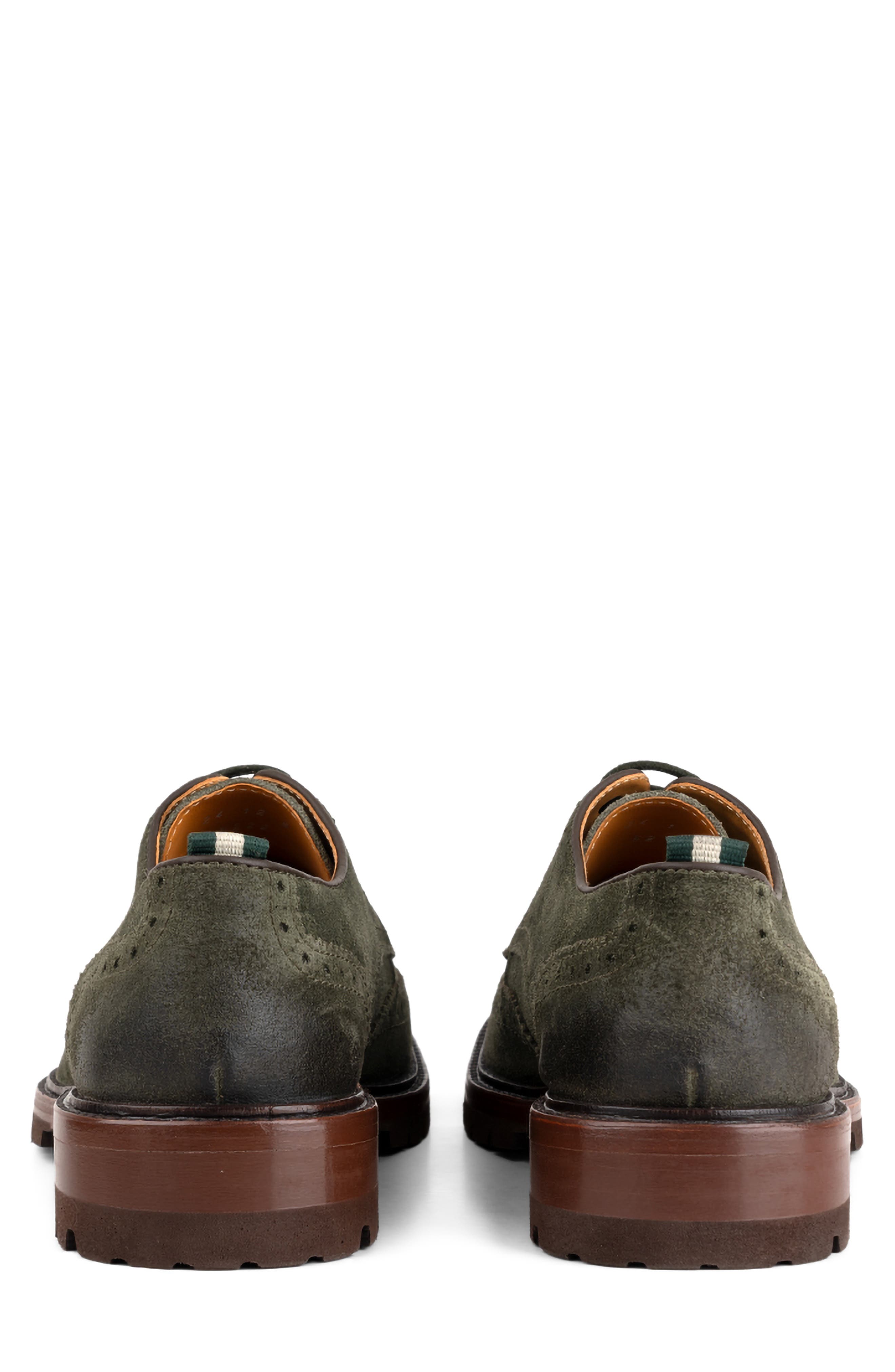 Astor Wingtip Derby, Alternate, color, OLIVE
