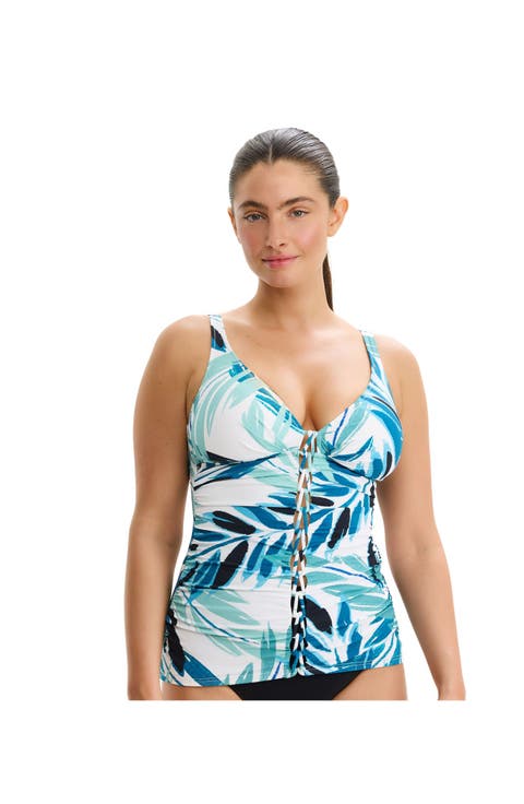 Island Breeze V-Neck D-Cup Tankini Top