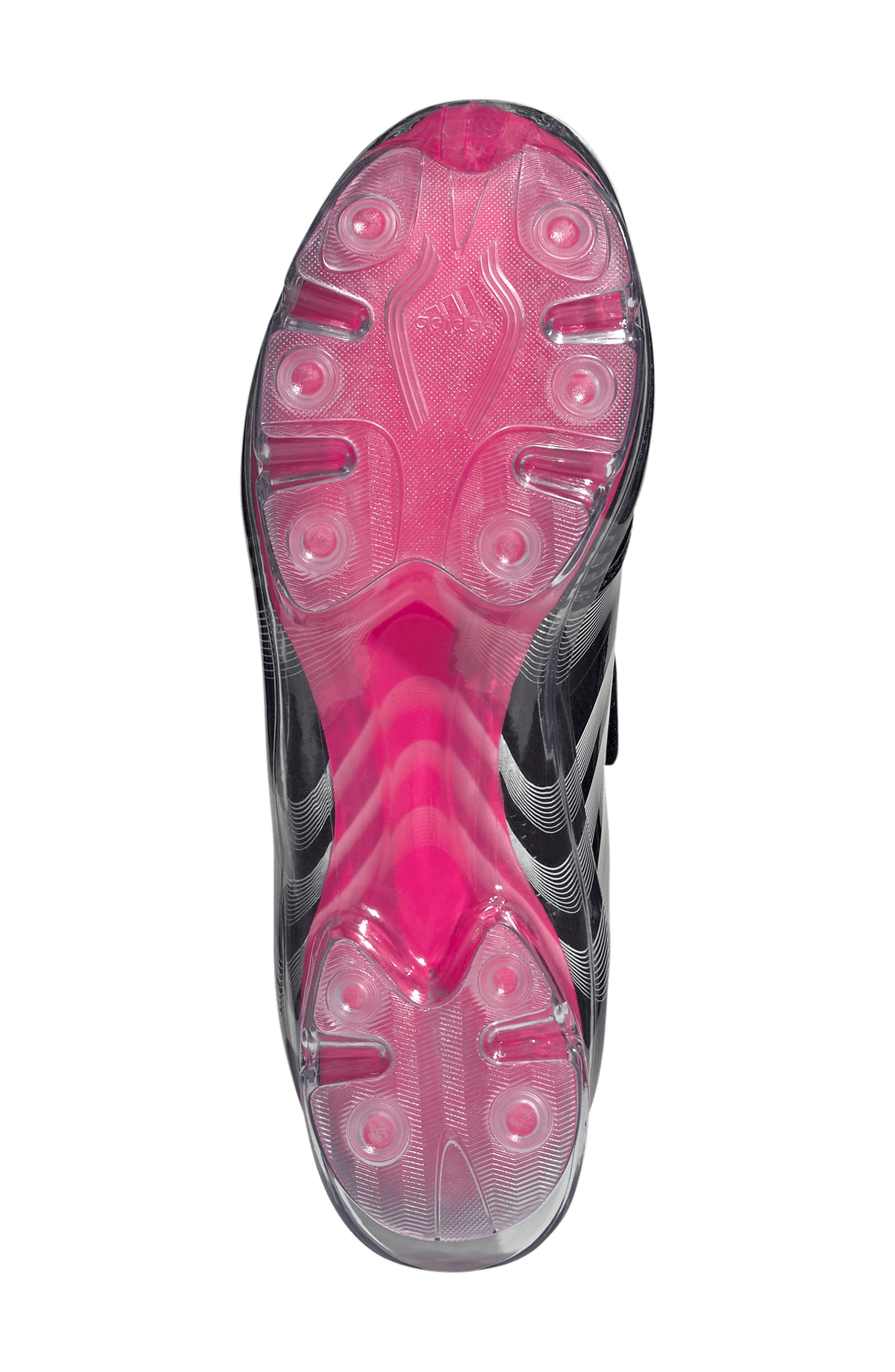 F50 Adiframe Sneaker, Alternate, color, BLACK/ZERO MET/LUCID PINK