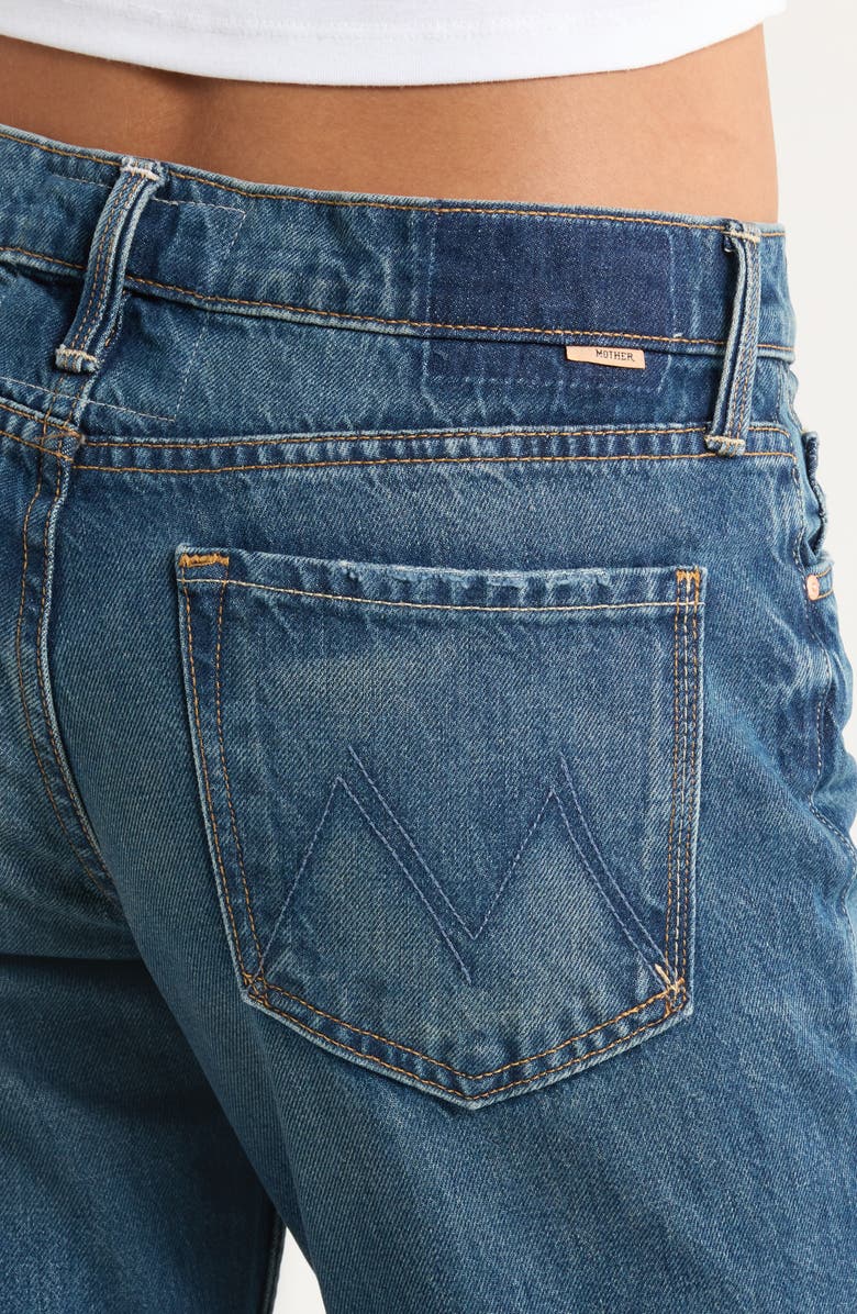 MOTHER Lil' Reifler Relaxed Straight Leg Jeans, Alternate, color, After Midnight