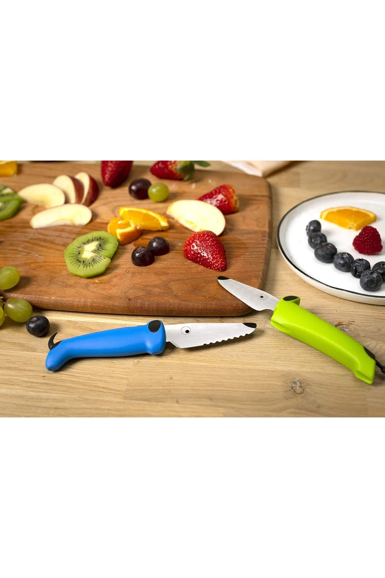 Kinder Kitchen Essential Knife Set, Blue/Green, Alternate, color, Blue