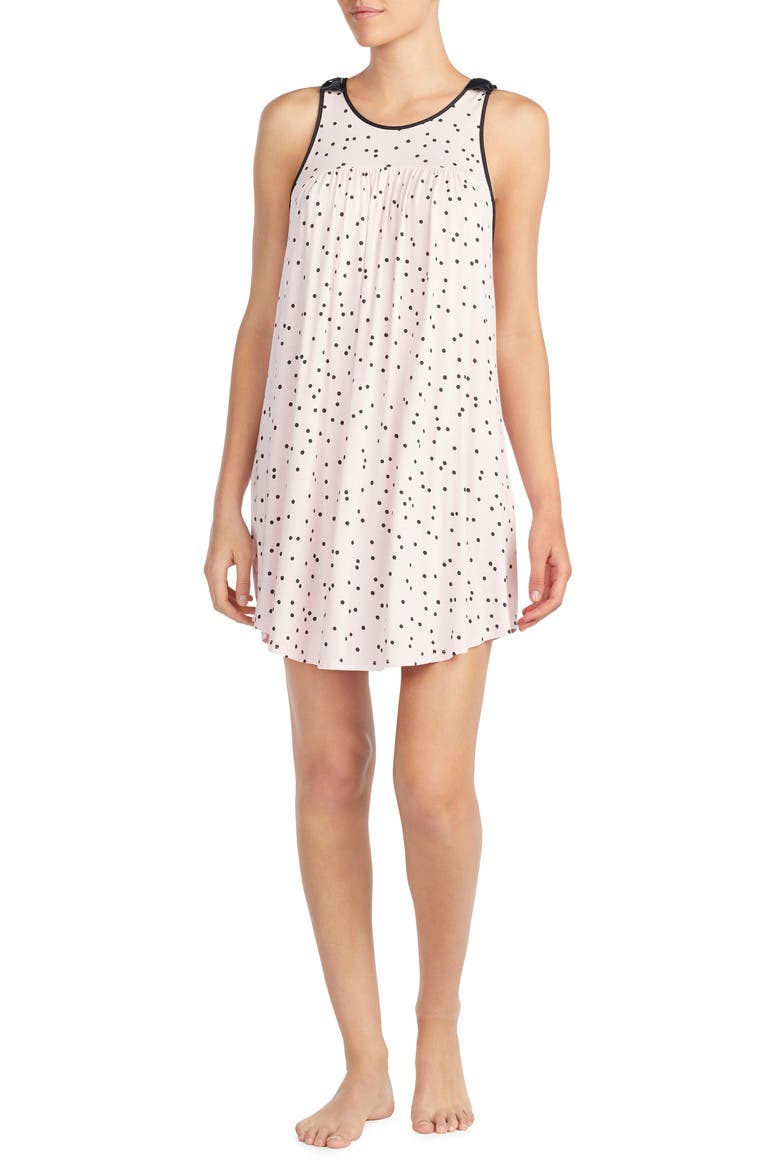 jersey chemise, Main, color, SCATTERED DOT PINK