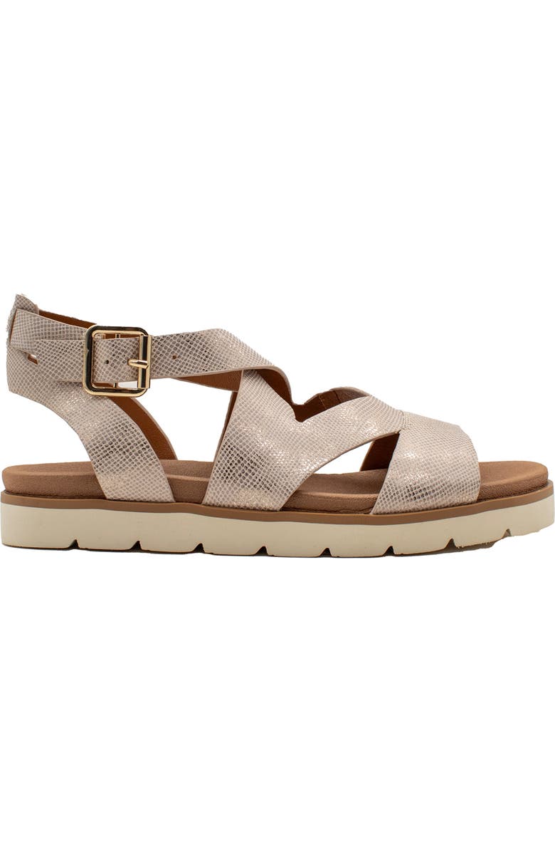 Volatile S'mores Ankle Strap Sandal, Alternate, color,