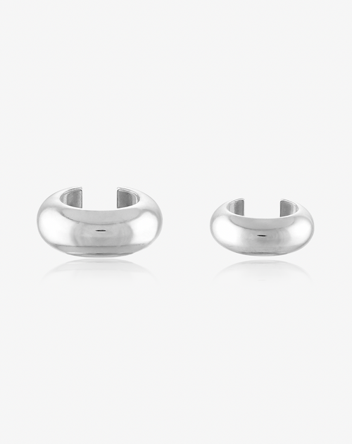 Ben Oni Set Of 2 Polished Ear Cuffs