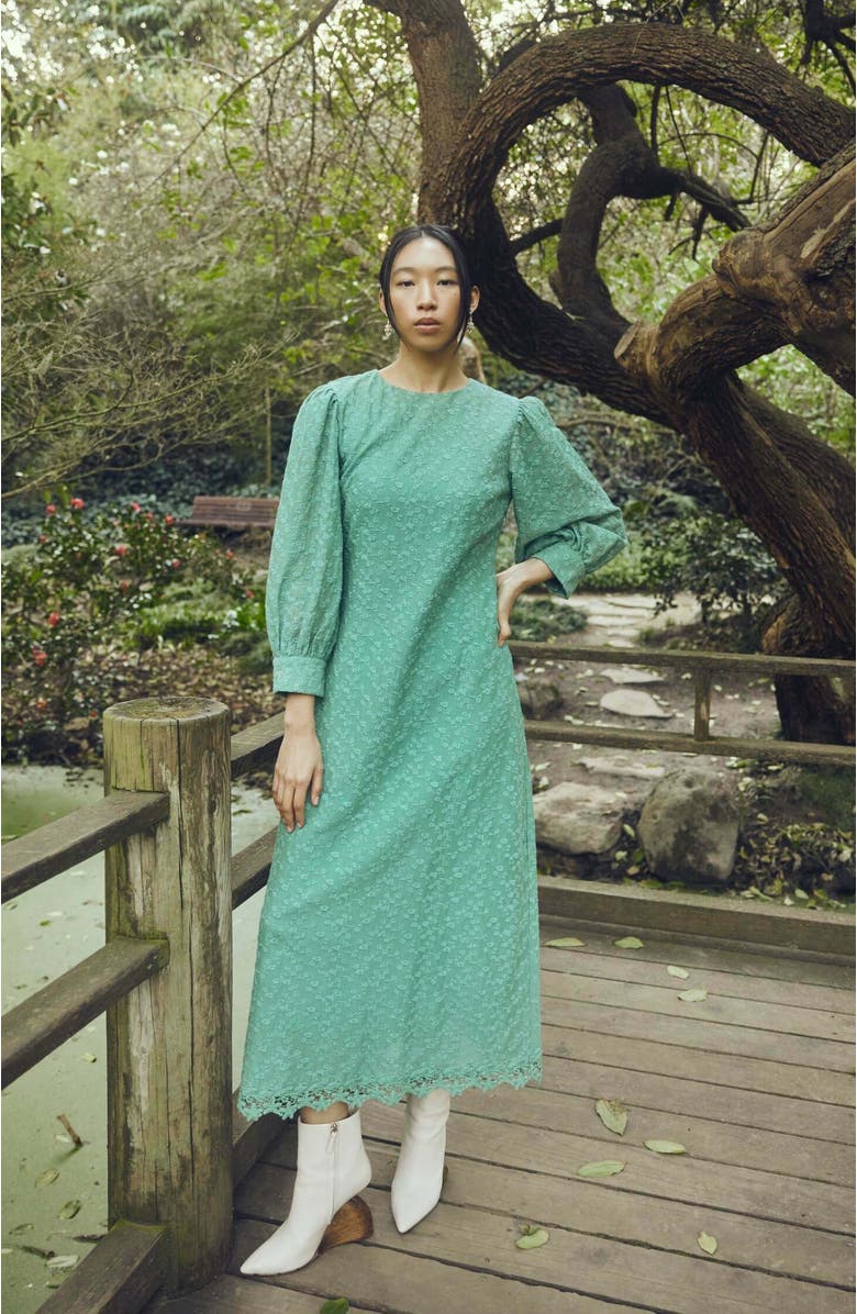 Eddy Mariana Dress, Alternate, color, Green