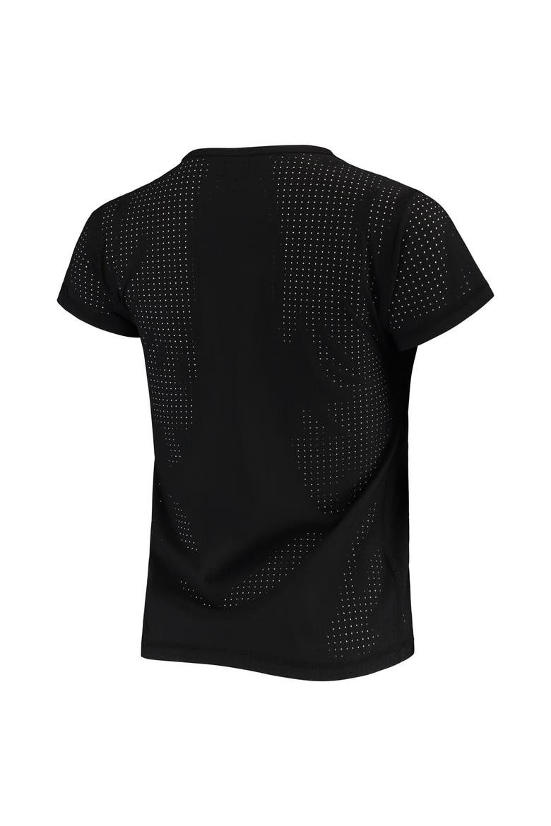 Women's The Wild Collective Black San Jose Earthquakes Mesh T-Shirt, Alternate, color, Black