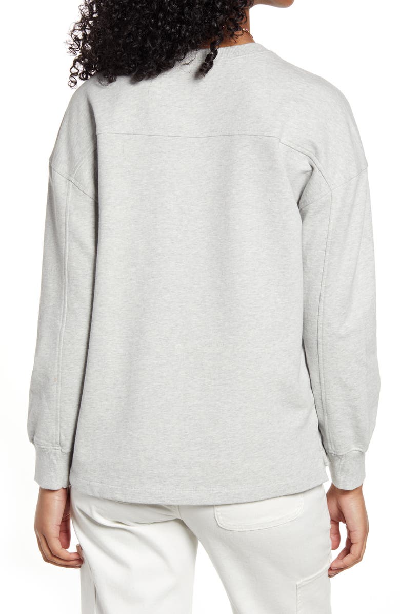 BP. Oversize Crewneck Sweatshirt, Alternate, color,