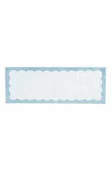 Bedford Scallop Microfiber Bath Rug