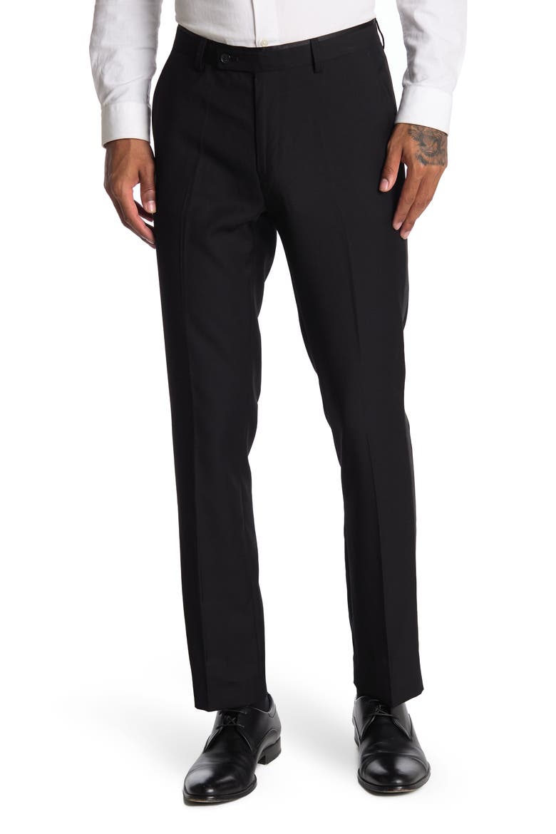 AISLEY & GRAY Tuxedo Pants, Main, color, BLACK