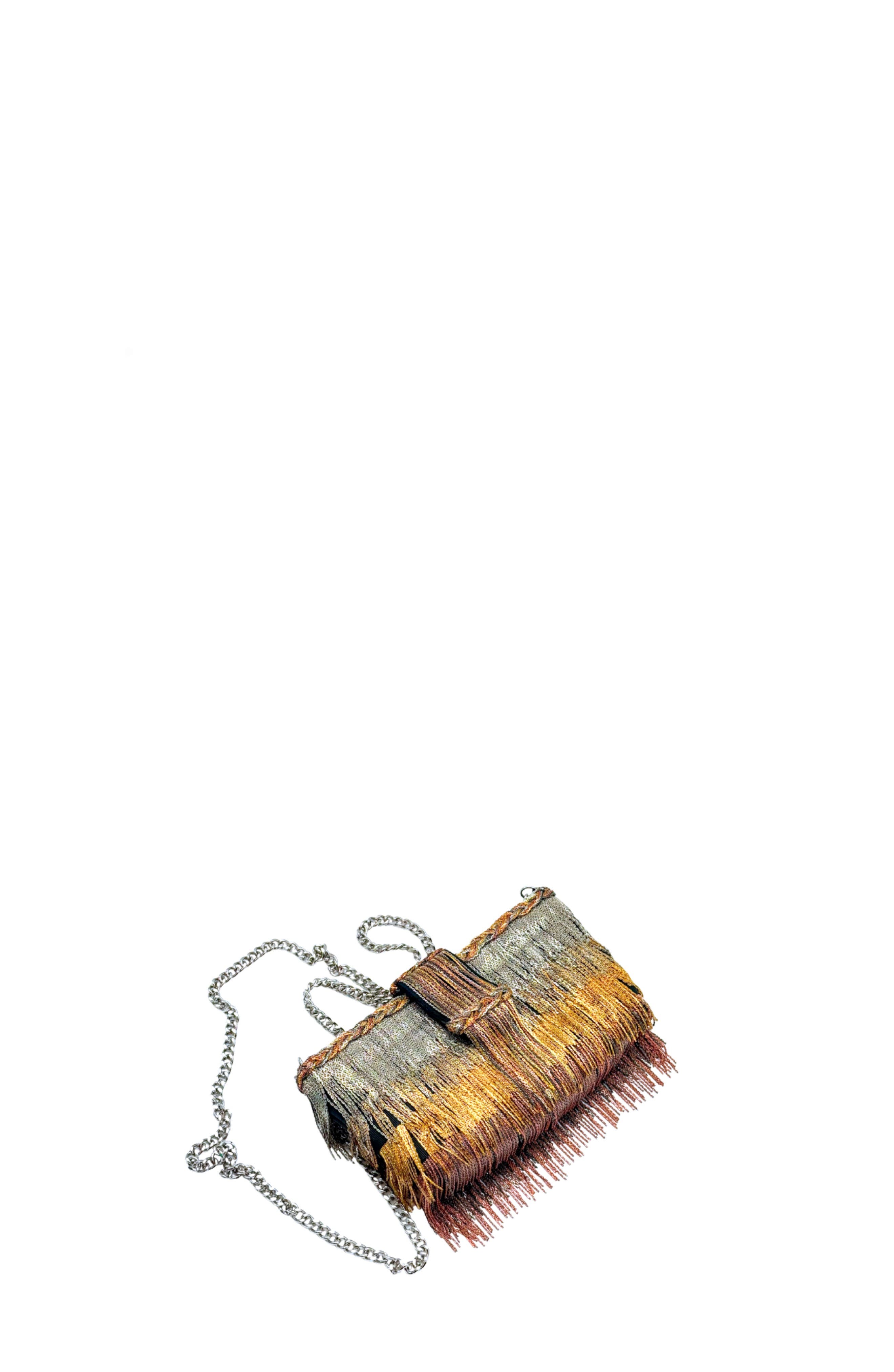 Simitri Ombre' Mini Bag, Alternate, color, Gold