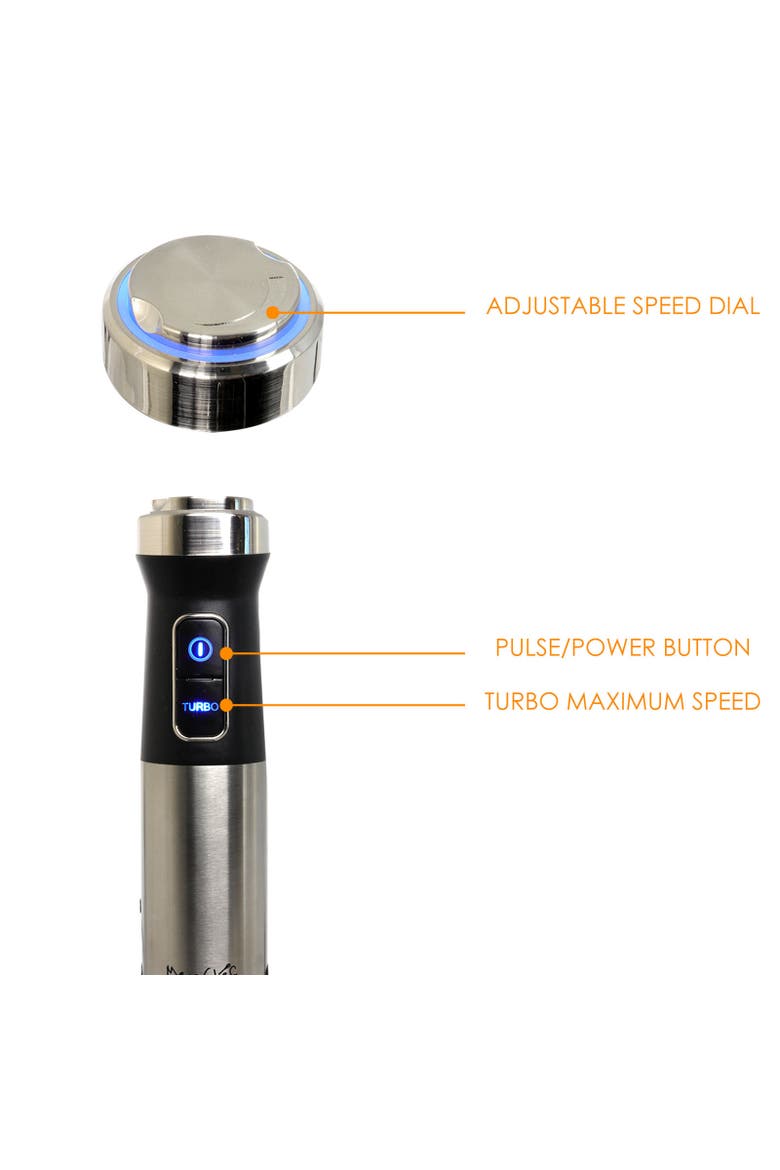 4 in 1 Multipurpose Immersion Hand Blender, Alternate, color, Grey