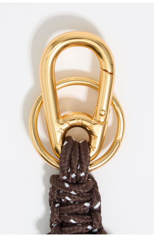 Bimba Y Lola Heart Key Ring With Ropes In Gold